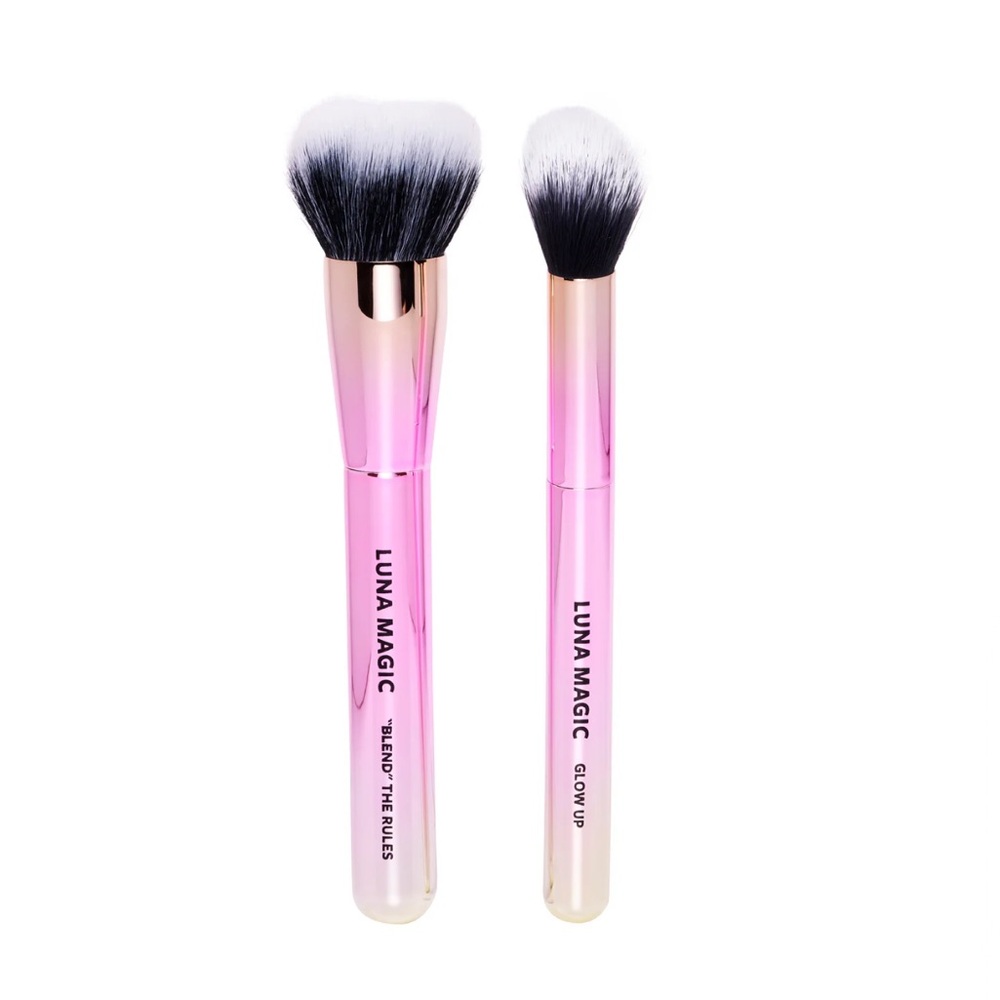 LUNA MAGIC / Face Brush Duo Set / Makeup Brushes